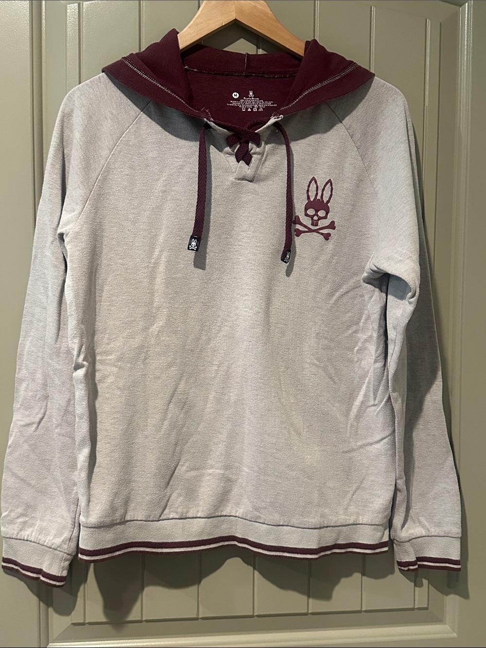 PSYCHO BUNNY Hooded Sweater M